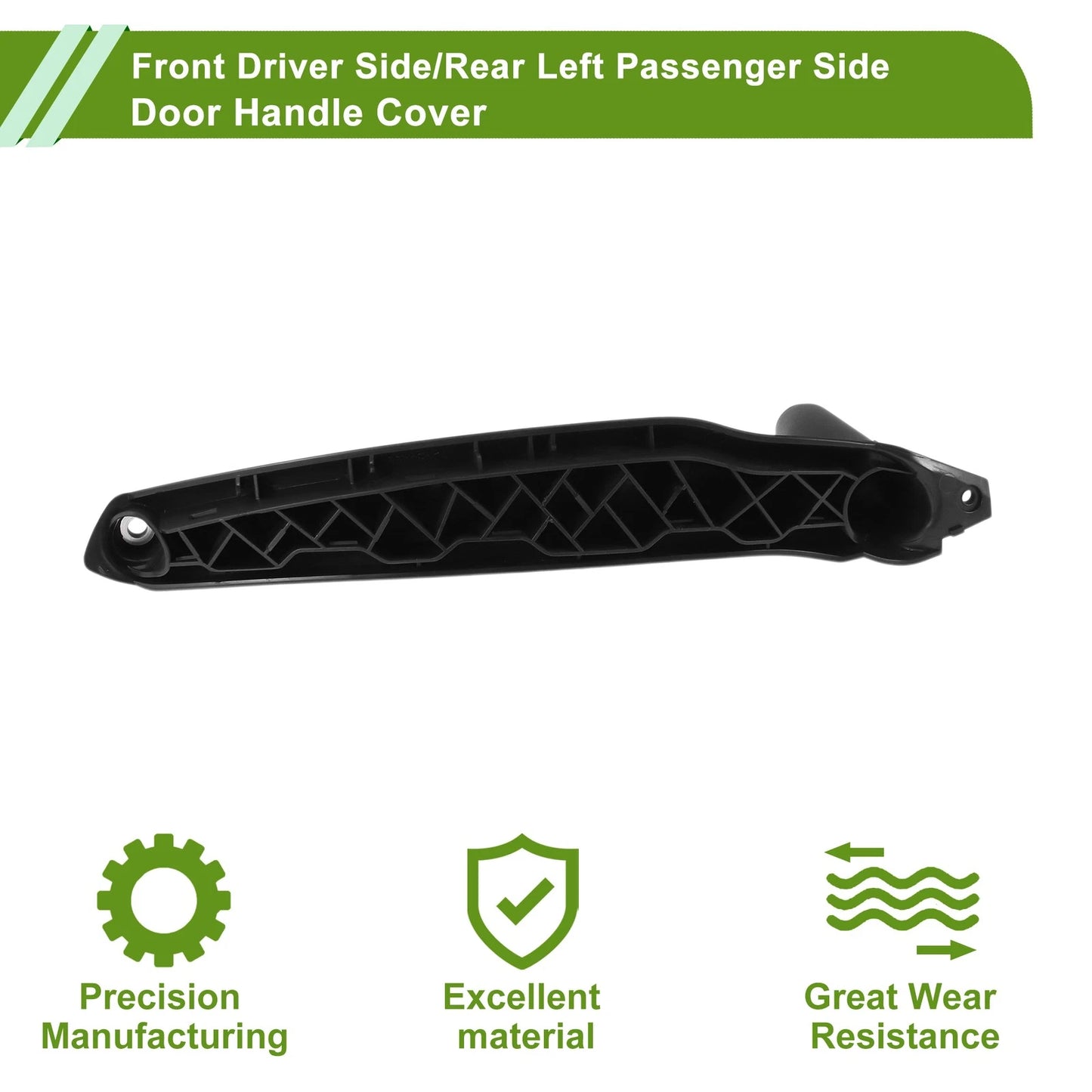 Door Panel Handle Pull Trim Cover for BMW E70 X5 (2008-2013) Black