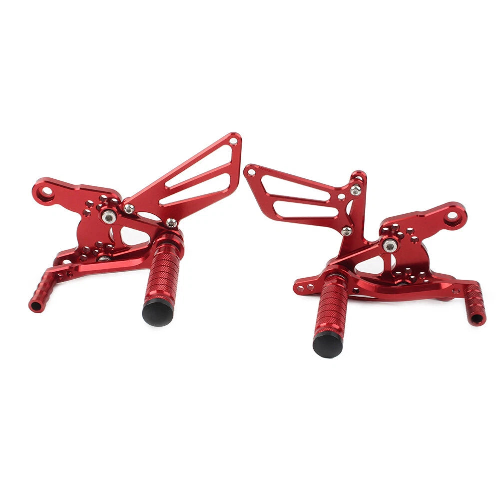 CNC Rearsets Footpegs for Honda CBR400RR NC29 (1993-1999) - Red