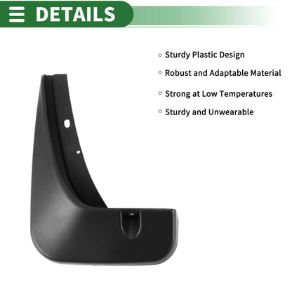 Mud Flaps Splash Guards for Chevrolet Aveo (2011-2013)