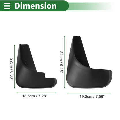 Mud Flaps Splash Guards for Buick Excelle (Saloon) (2004–2008)