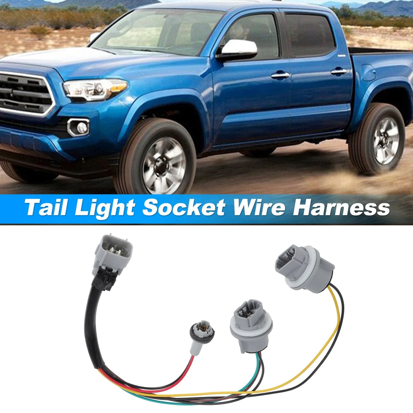 Tail Light Bulb Socket Wiring for Toyota Tacoma (2005–2009,2011–2016)