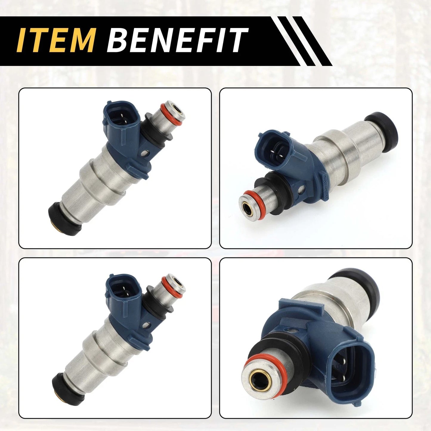 Fuel Injector 4 Holes for Toyota Tacoma (1995-2001) 1 x Blue