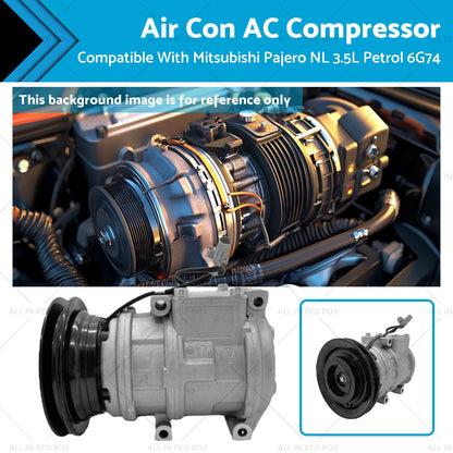 Air Conditioning Compressor for Mitsubishi Pajero NL 3.5L Petrol (1997-2000)