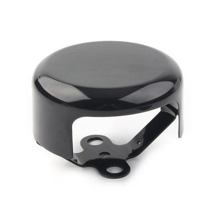 Black Smooth Horn Cover for Harley Softail FLHX FLT FLHT Dyna Bad Boy (2000-2023)
