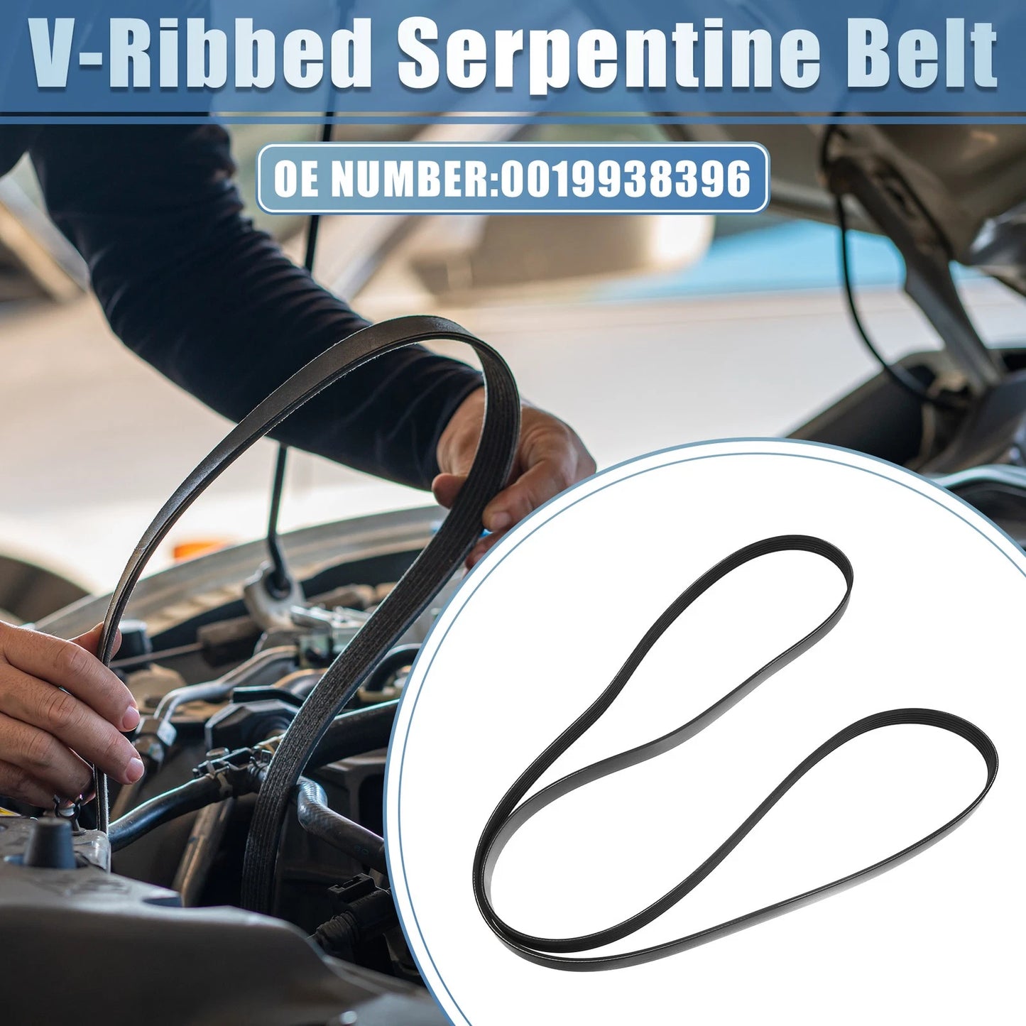 V-Ribbed Serpentine Drive Belt for Buick Enclave (2013–2017)