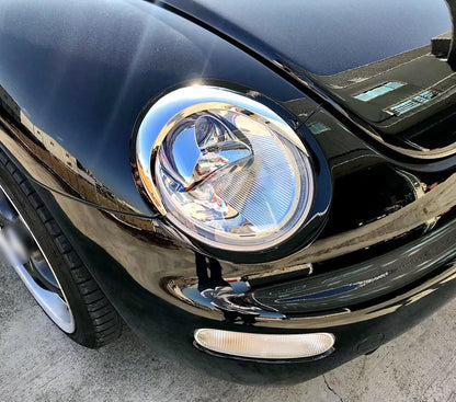 Eyeline Trim Headlight Covers for Volkswagen New Beetle (1999-2005)