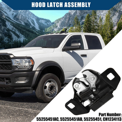 Hood Latch Lock Assembly for Dodge Ram 1500/2500/3500