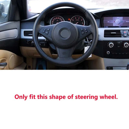 Real Carbon Fiber Steering Wheel Frame Cover for BMW 5 Series E60 M5 2004-2010