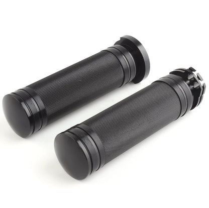 CNC Handlebar Grips for Harley Sportster, Dyna, Softail, Touring, Fatboy