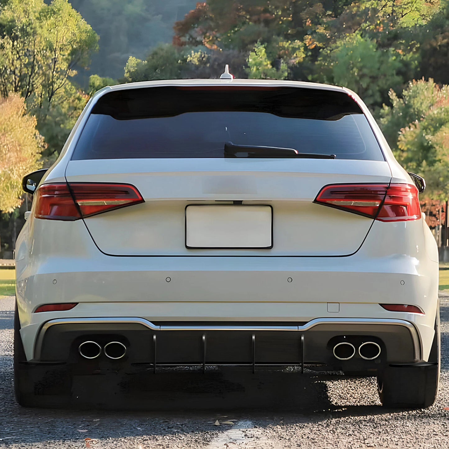 Rear Bumper Diffuser Lip for Audi S3 8V (2017-2020)