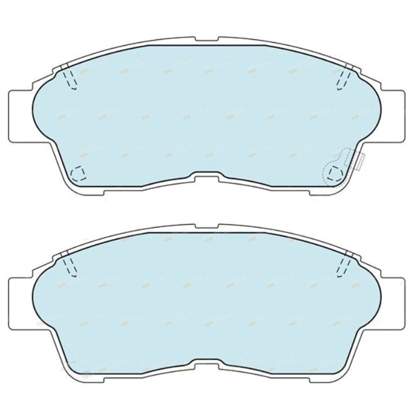 GCT Disc Brake Pad Set for Toyota Corolla (1991–2001)