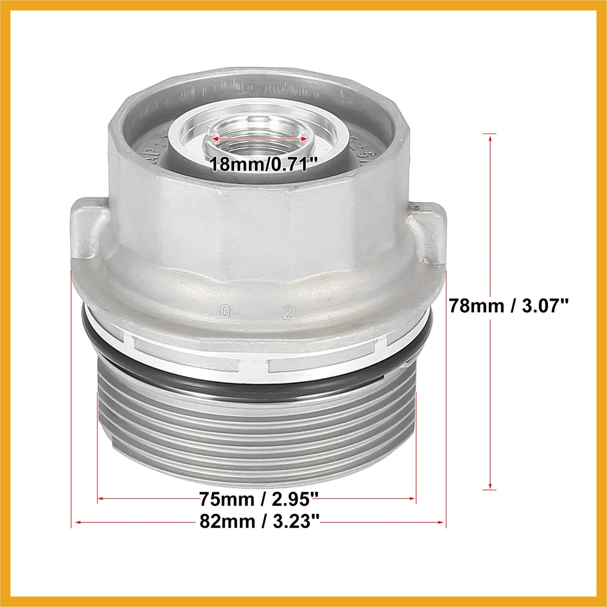 Oil Filter Cap Assembly for Toyota IQ Yaris (2005-2011)