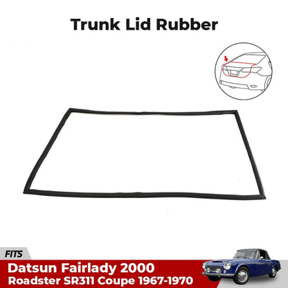 Trunk Lid Rubber Seal Fits Datsun Fairlady Sport 2000 SR311 Roadster 1967-70 New