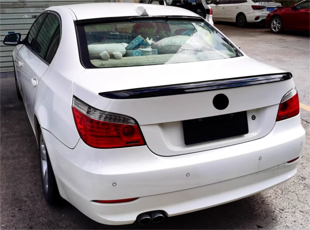 M5 Style Rear Spoiler Wing for 2003-2010 BMW E60 5 Series Sedan - ABS Glossy Black