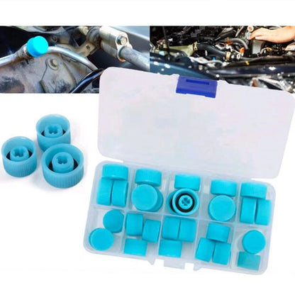 30Pcs A/C Port Cap Dust Covers for Auto Air Conditioning (Universal)