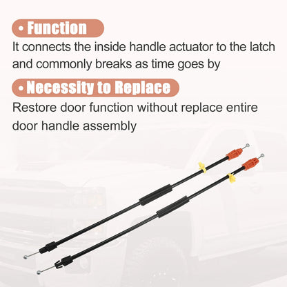 Front Door Handle Latch Release Cable LH RH for Chevrolet/GMC