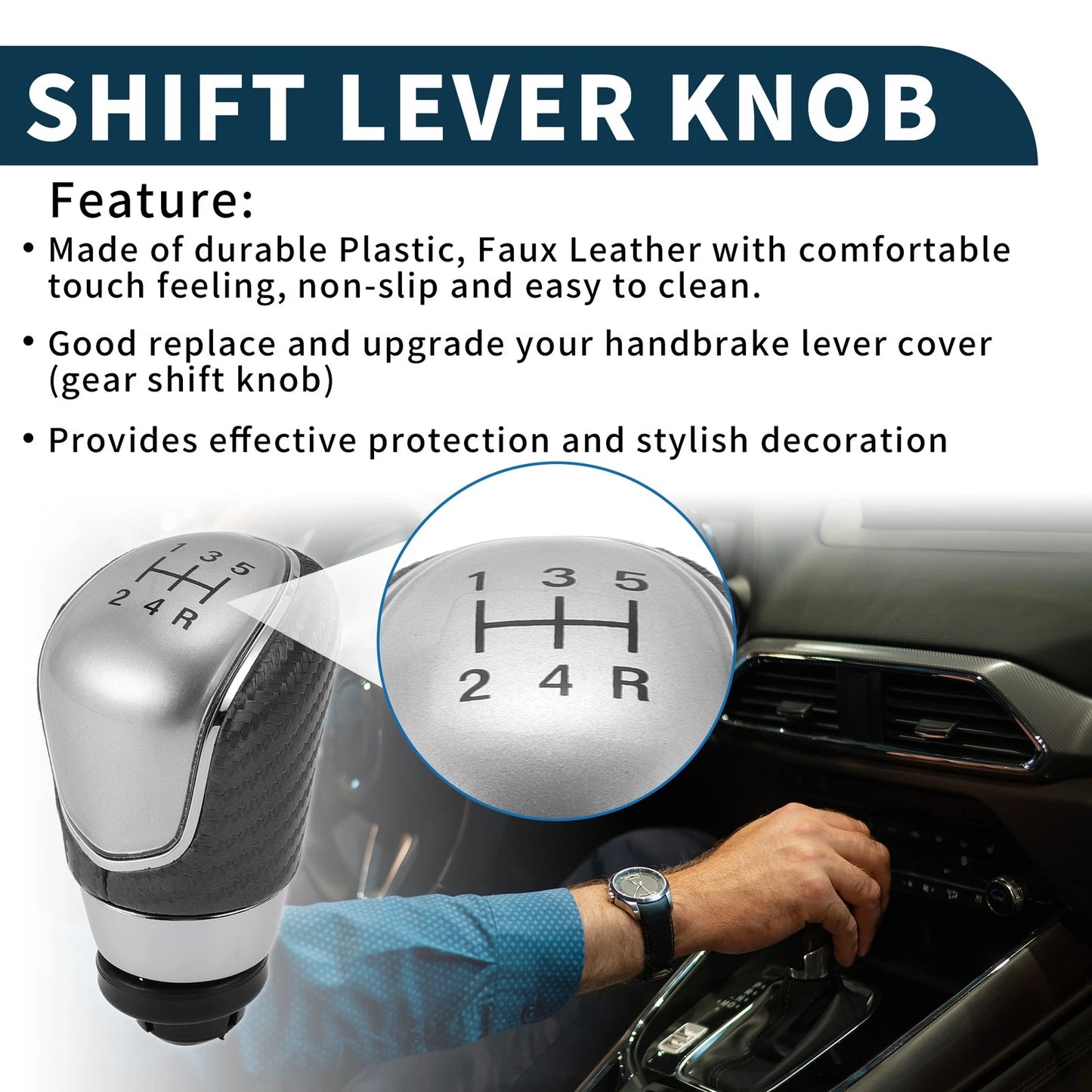 5 Speed Manual Gear Shift Knob for Ford B-Max (2012-2020)