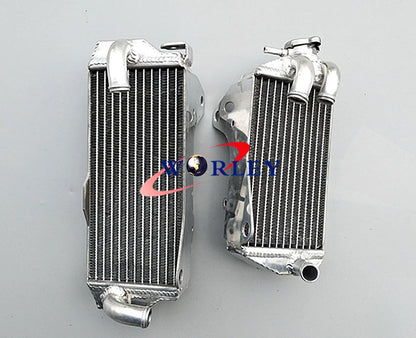 Aluminum Radiator + Blue Silicone Hose for Honda CRF450R (2017-2018)