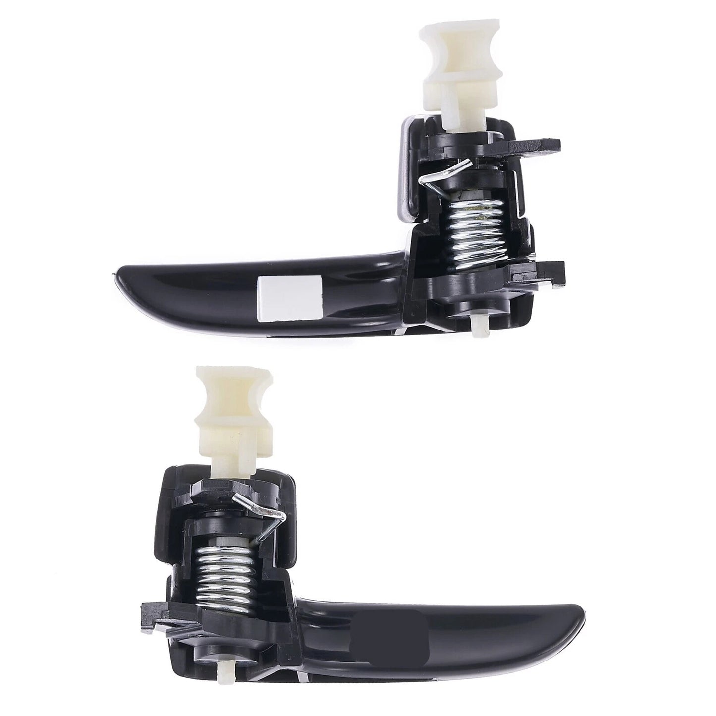 Inner Door Handle Set of 2 for Mazda 3 (2003-2009) Black Front & Rear