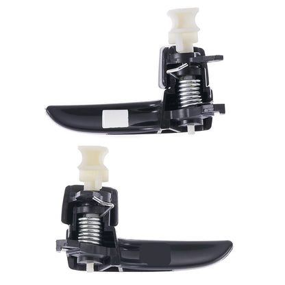 Inner Door Handle Set of 2 for Mazda 3 (2003-2009) Black Front & Rear