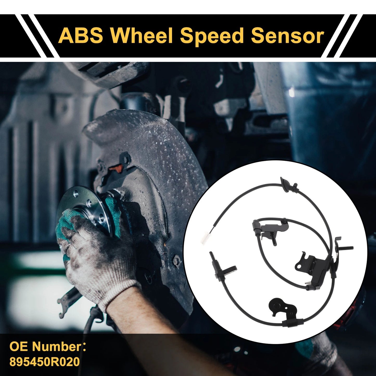 ABS Wheel Speed Sensor / Rear-Right for Toyota RAV4 (2013–2019)