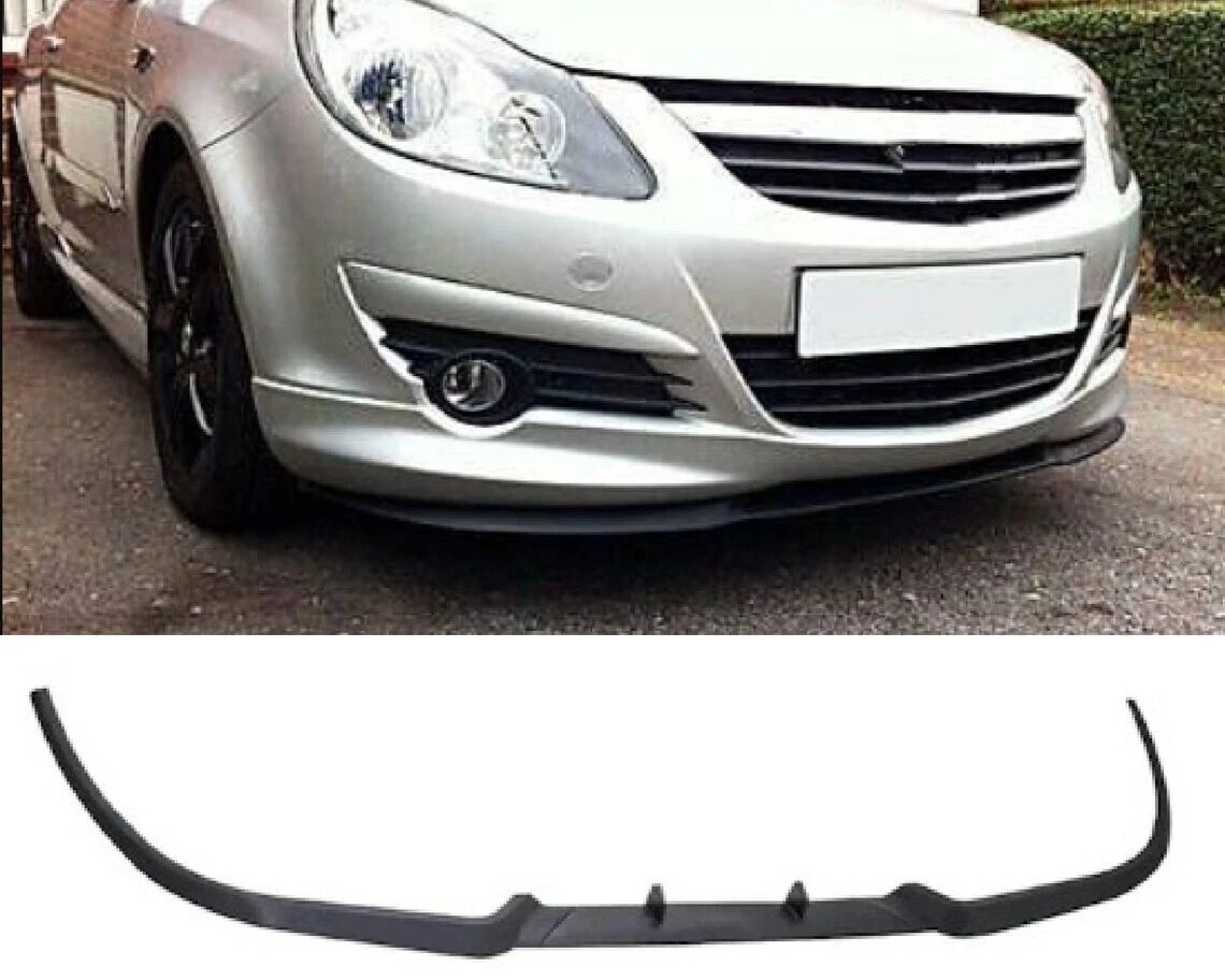 Front Bumper Splitter 3 Pcs for Opel Corsa D (2006-2014)