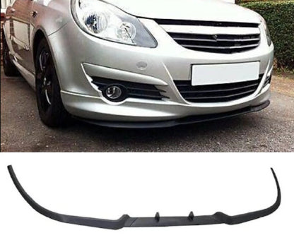Front Bumper Splitter 3 Pcs for Opel Corsa D (2006-2014)