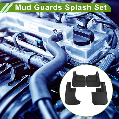 Mud Flaps Splash Guards 1 Set for Jeep Gladiator (Rubicon) (2022-2024)