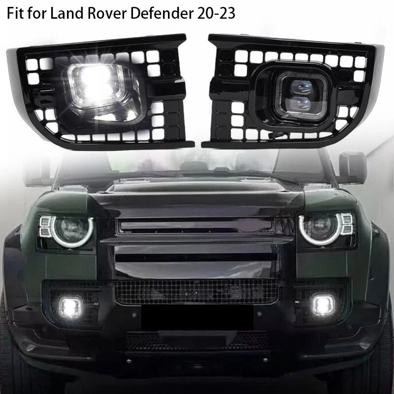 Front Fog Light White LED Driving Lamp for Land Rover Defender 110 90 130 (2020-UP)