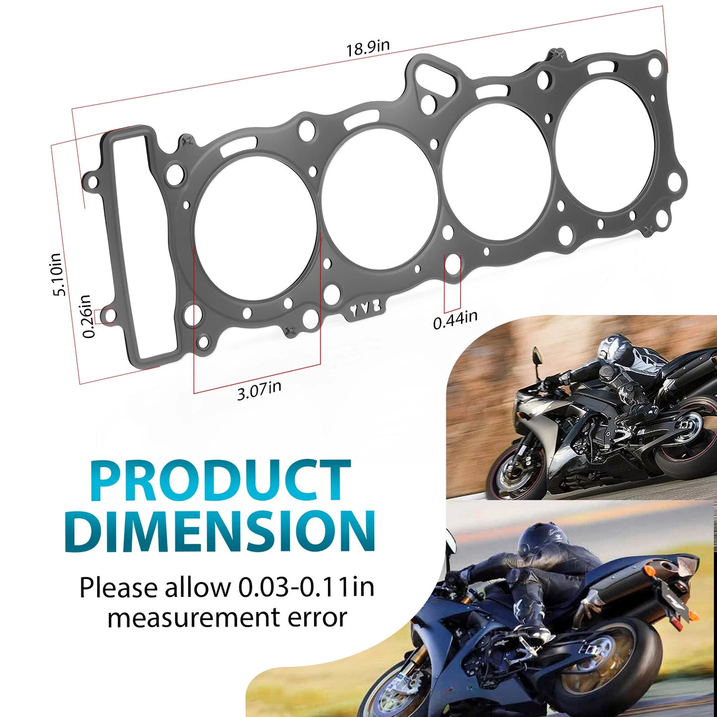 Cylinder Head Gasket for Yamaha YZF-R1 (2004–2006)