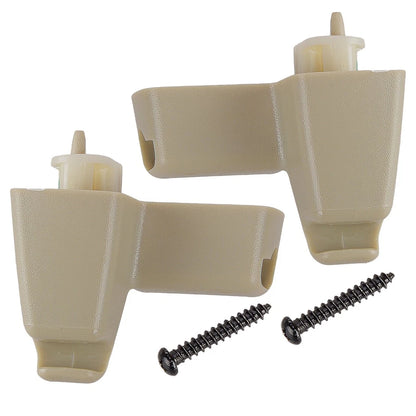 Grey Front Sun Visor Retainer Clips for Land Rover Range Rover L322 (2002-2012)