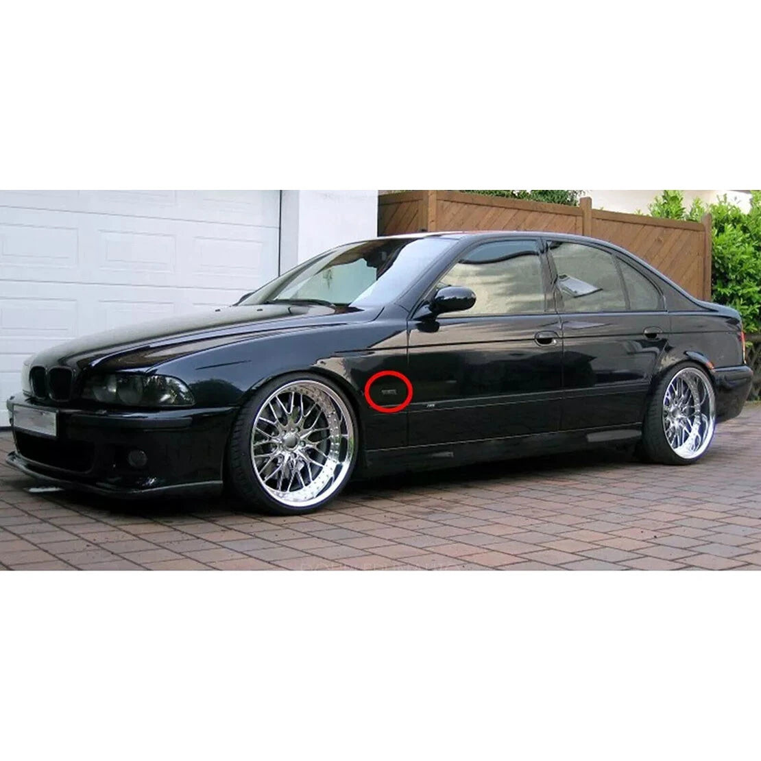 Fender Side Marker Light Shells for BMW 5 E39 525i 530i 540i M5 (1997-2003)