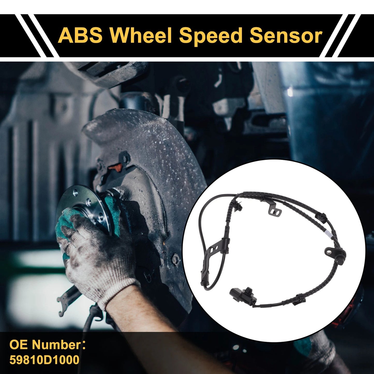 ABS Wheel Speed Sensor for Kia K4 (2014-2017) 1 x Front Left