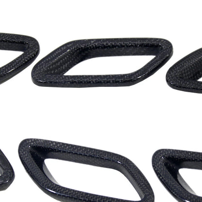 Carbon Fiber Front Fender Side Vent Cover Trim for Maserati GranTurismo GC 08-19