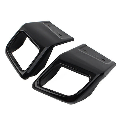 Black Rear Bumper Exhaust Trim for Land Rover Range Rover Evoque (2010-2018)