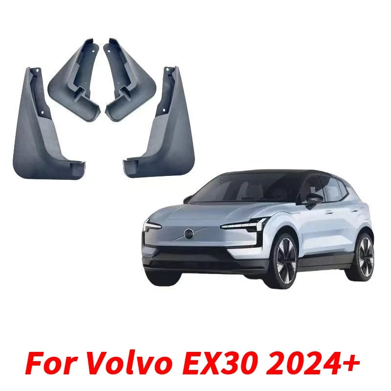 4x Molded Splash Guards Mud Flaps Fender for Volvo EX30 (2024–2024)