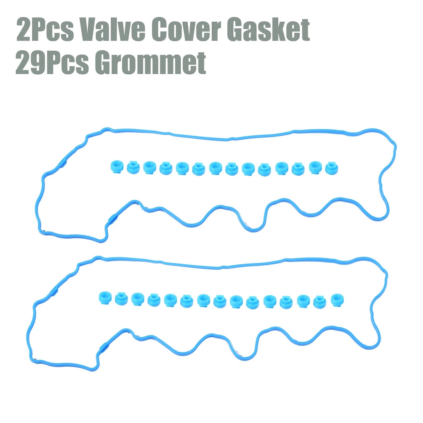 Valve Cover Gasket Set for Ford Mustang (2007-2010) Rubber Blue