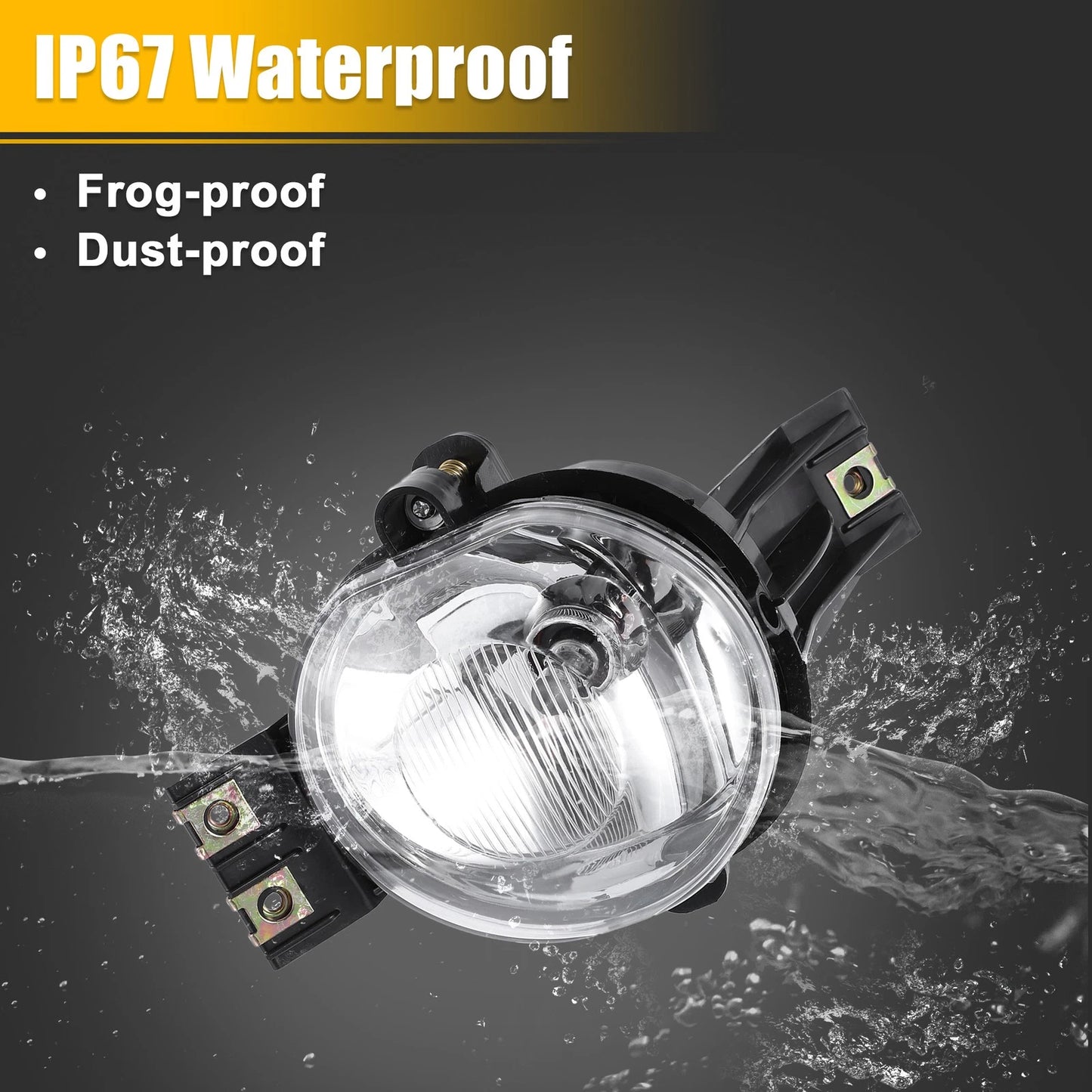 Fog Lights with Bulbs for Dodge Ram 1500 2500 3500