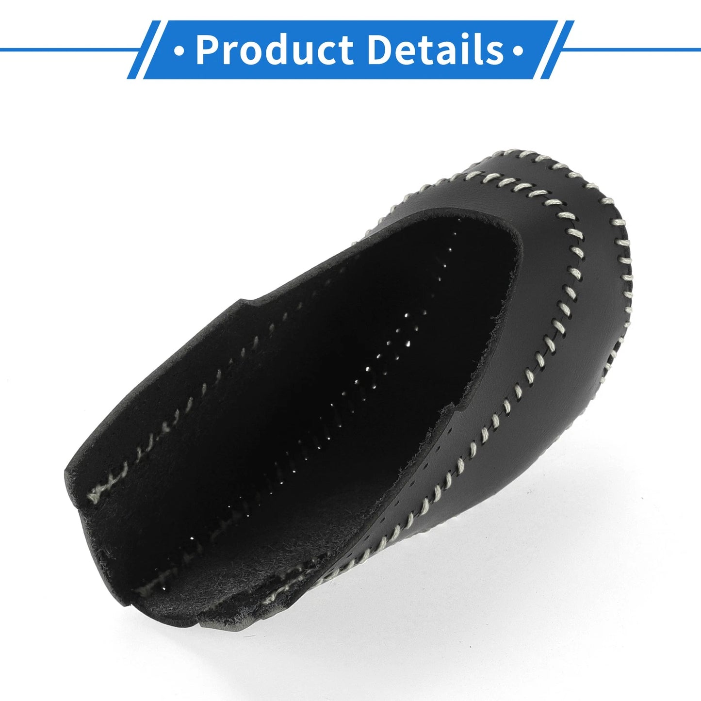 Gear Shift Knob Cover for Chevrolet Cruze (2011-2015) Black Carbon Fiber Grey