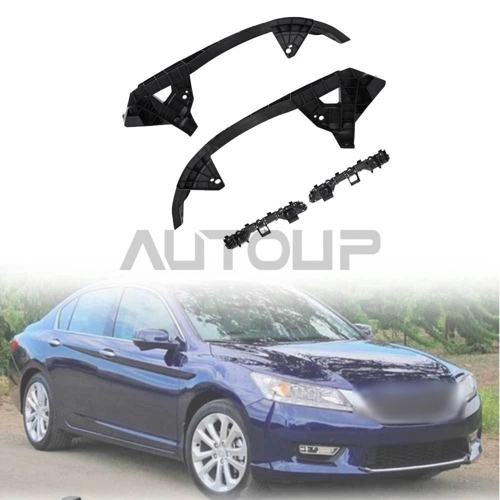 2 x Front Bumper Bracket & Headlight Bracket for Honda Accord (2013–2017)