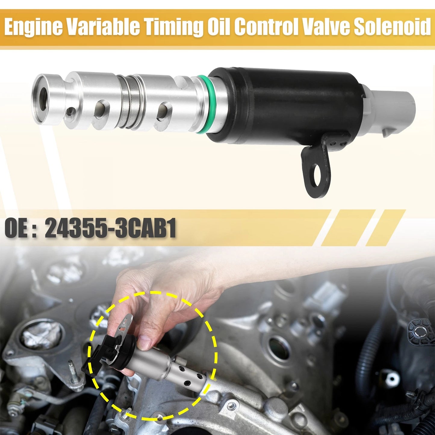 Camshaft Oil Control Valve VVT Solenoid for Kia Sedona EX LX 3.5L (2006-2014)