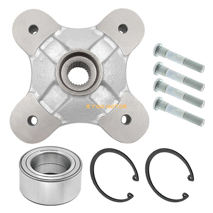 Front Wheel Hub & Studs Bearing for Polaris Scrambler 850 Sportsman 850/XP 1000