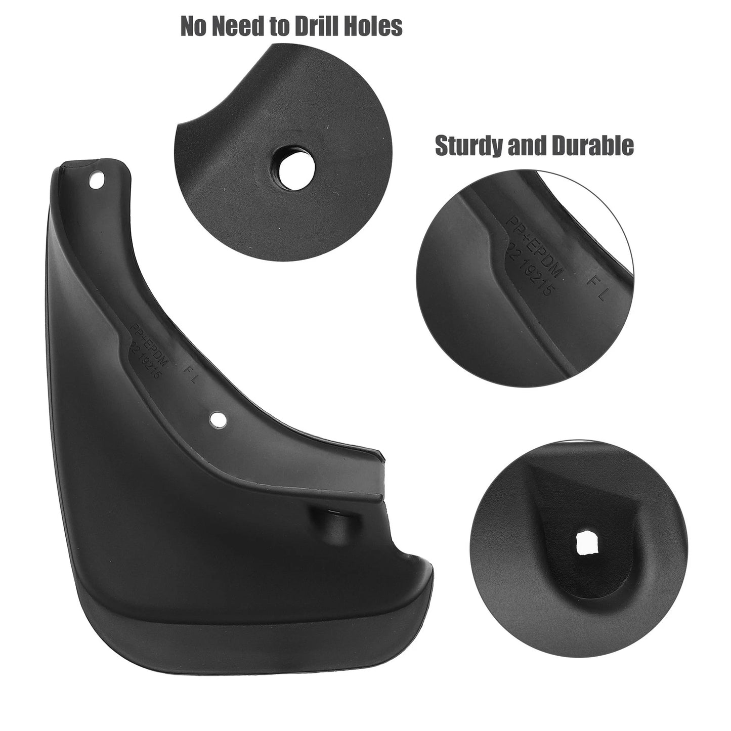 2 x Mud Flaps Splash Guards Front & Rear for Toyota Corolla (1993–1997)