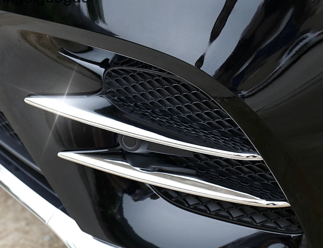 Front Fog Light Grilles Cover Trim for Mercedes-Benz GLC X253 (2016-2019)