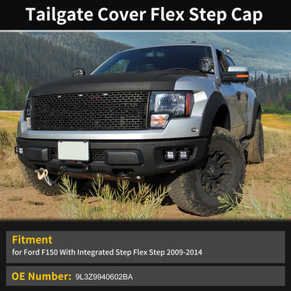 Tailgate Flex Step Trim Center Cap for Ford F150 (2009-2014)