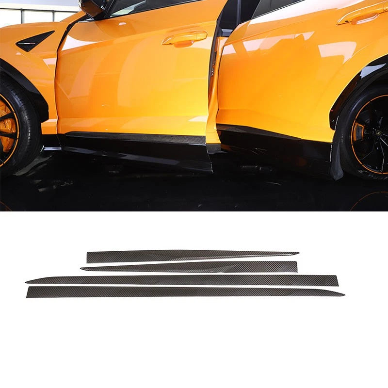 DRY Carbon Fiber Outer Bumper Door Panel Cover Trim For Lamborghini URUS 2018-22