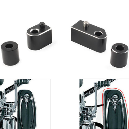 1" Driver Floorboard Spacer Extension for Harley Touring Road King (2009-2023)