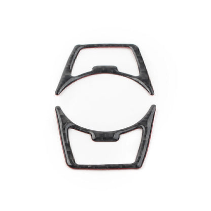 Carbon Fiber Headlight Switch Cover Trim for Ford Mustang (2015-2019)