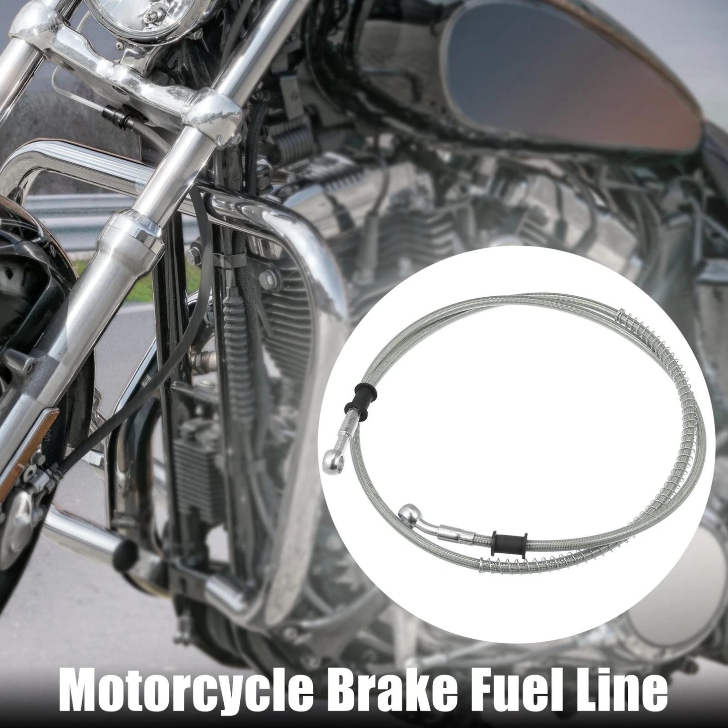 Oil Hose Fitting 140cm 55.12in 10mm for Motorcycle