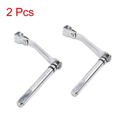2 x Metal Silver Tone Motorcycle Clutch Lifter Actuator Lever Arm for CG125